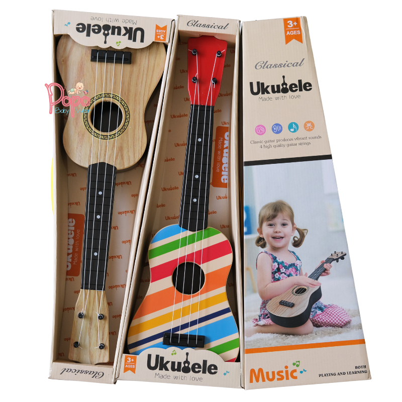 MAINAN GITAR/UKULELE CLASSICAL SIZE BESAR (4 SENAR)