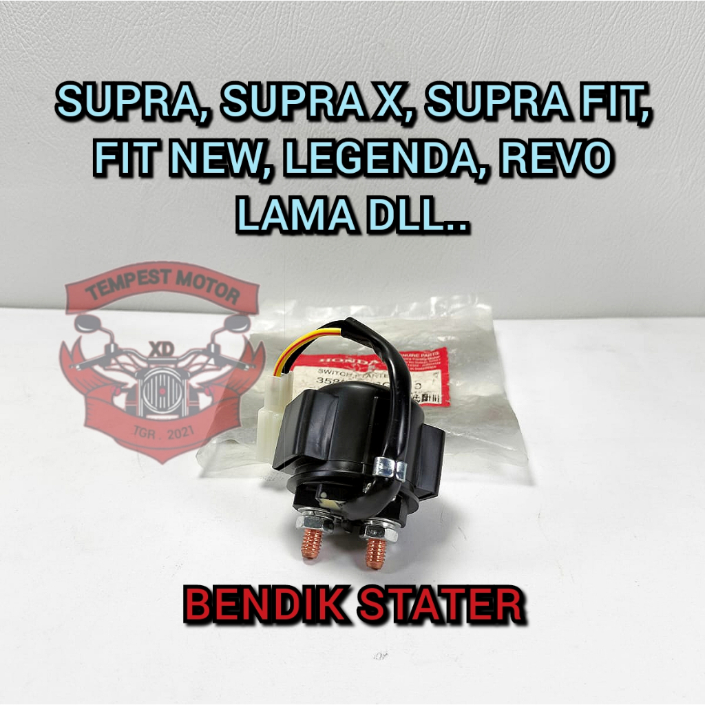BENDIK STATER GRAND ORI HONDA AHM 100% RELAY START SUPRA FIT REVO LAMA BENDIK SETATER SUPRA