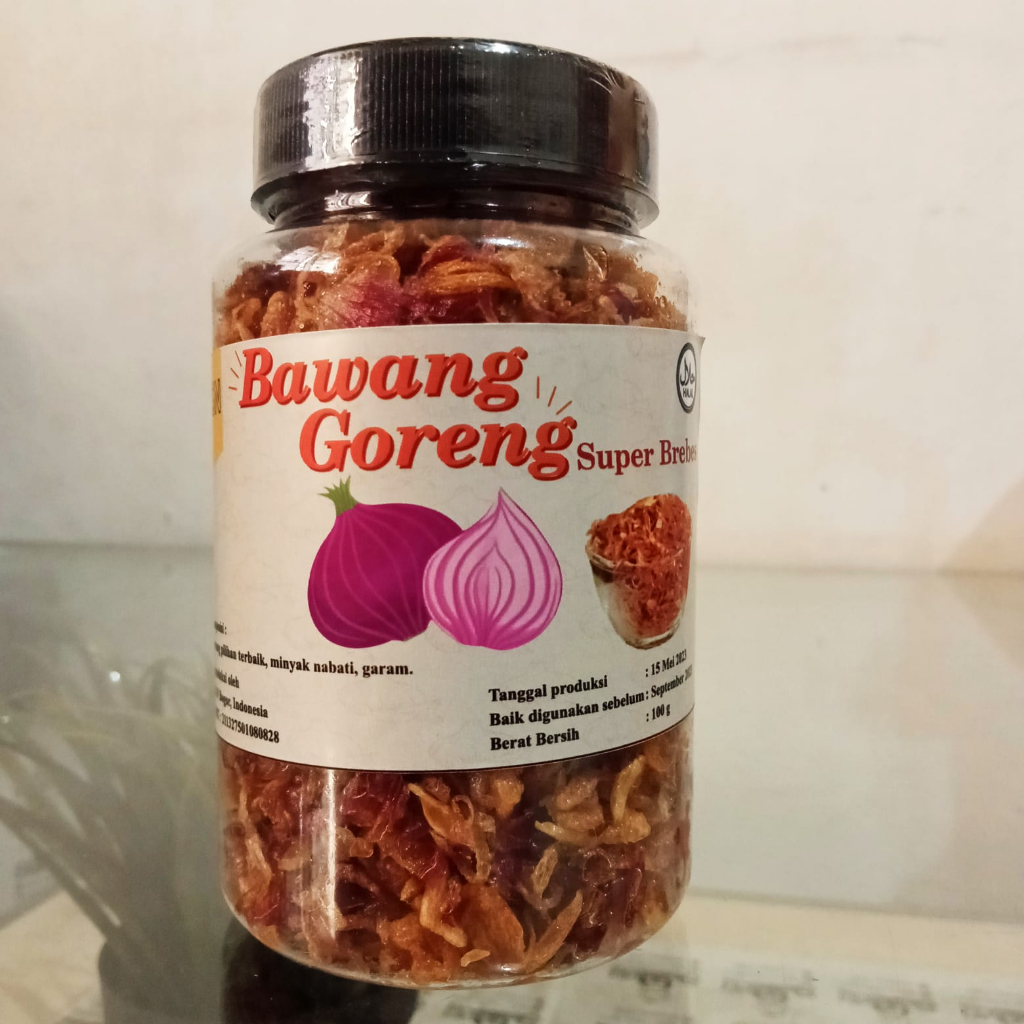 BAWANG GORENG 100gr KEMASAN BOTOL