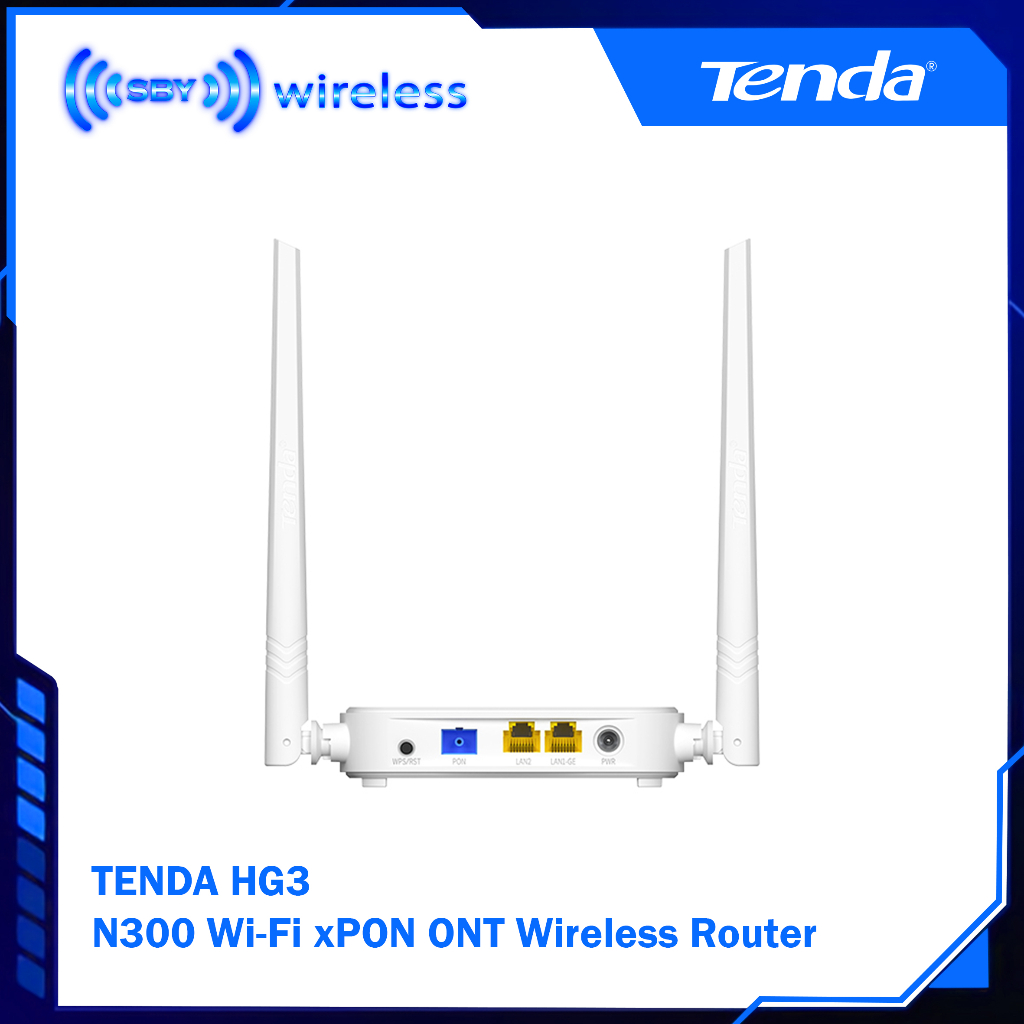 TENDA HG3 N300 Wi-Fi xPON ONT Wireless Router