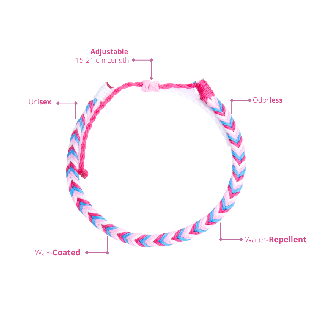 Musha Water-Repellent Bracelet - Joyful | Gelang Tali Gelang Pria Gelang Wanita