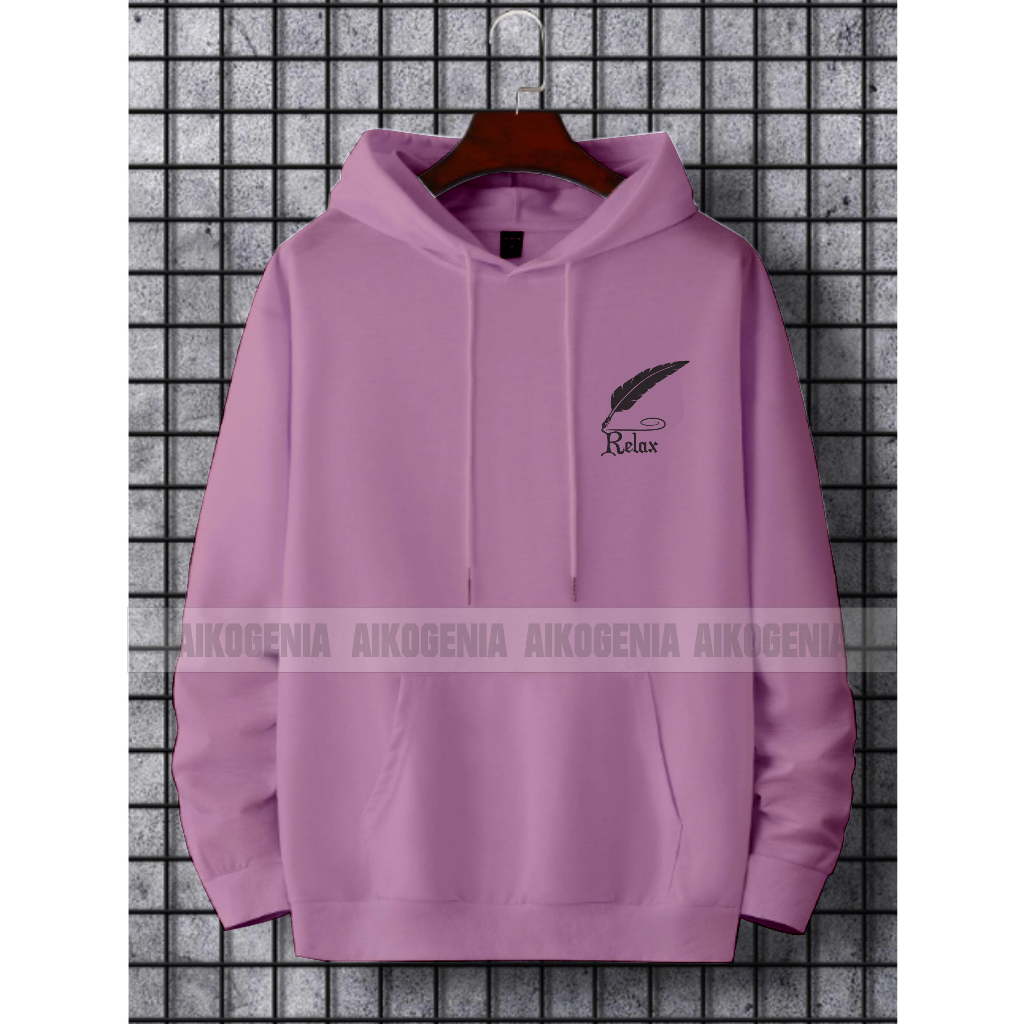 Sweater hoodie pria RELAX terbaru / hoodie pria kekinian kwalitas distro