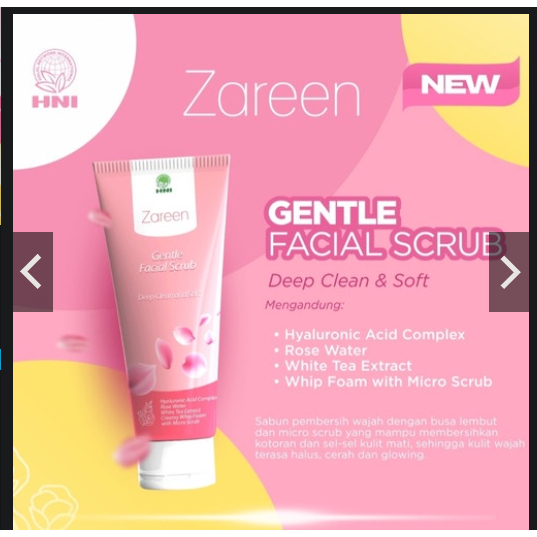 Zareen Skincare - Zareen HNI - HNI Skincare - HNI HPAI - Facial Scrub