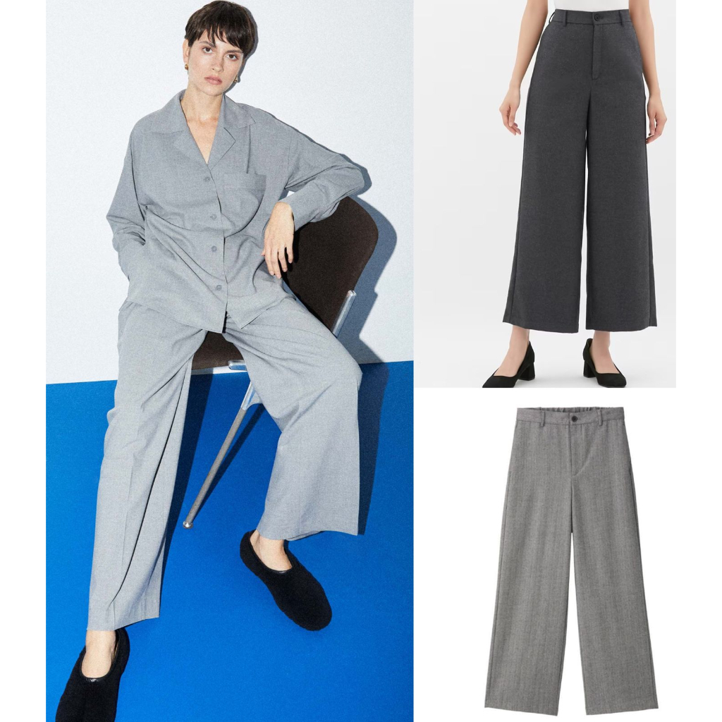 Unq high waist stuck belted pants