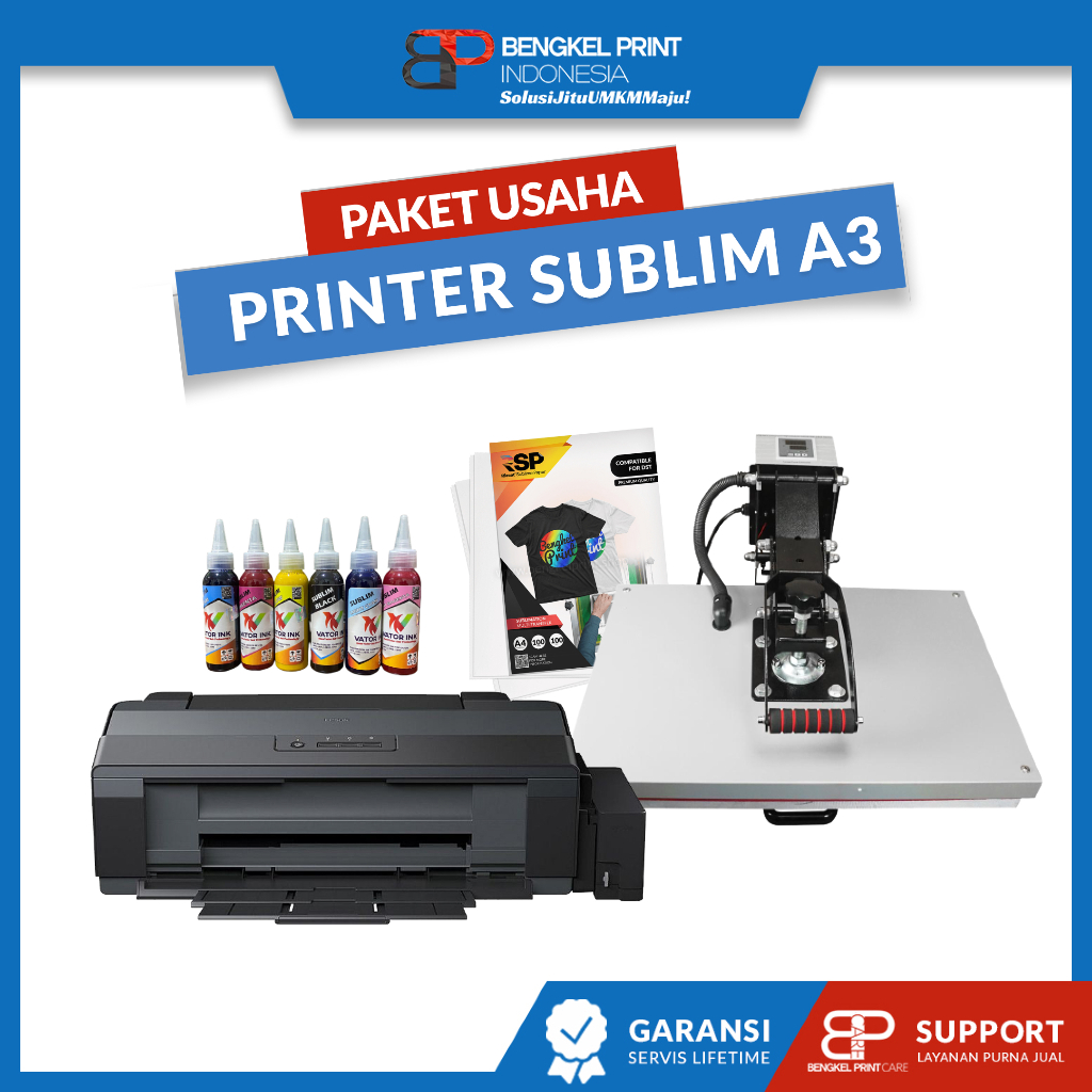 PAKET USAHA MESIN RINTER SUBLIM A3 | PAKET USAHA DIGITAL