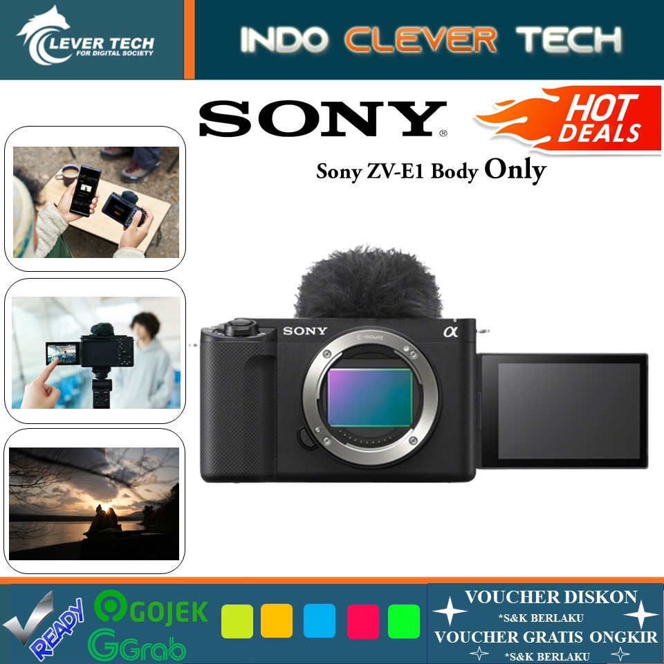 Sony ZV-E1 Body Only Mirrorless Camera Sony ZVE1 ZVE 1 ZV E1  Garansi Resmi