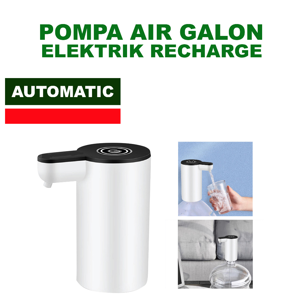 POMPA GALON AIR OTOMATIS / POMPA GALON ELEKTRIK / POMPA AIR MINUM GALON / WATERPUMP / POMPA AIR GALON CHARGER