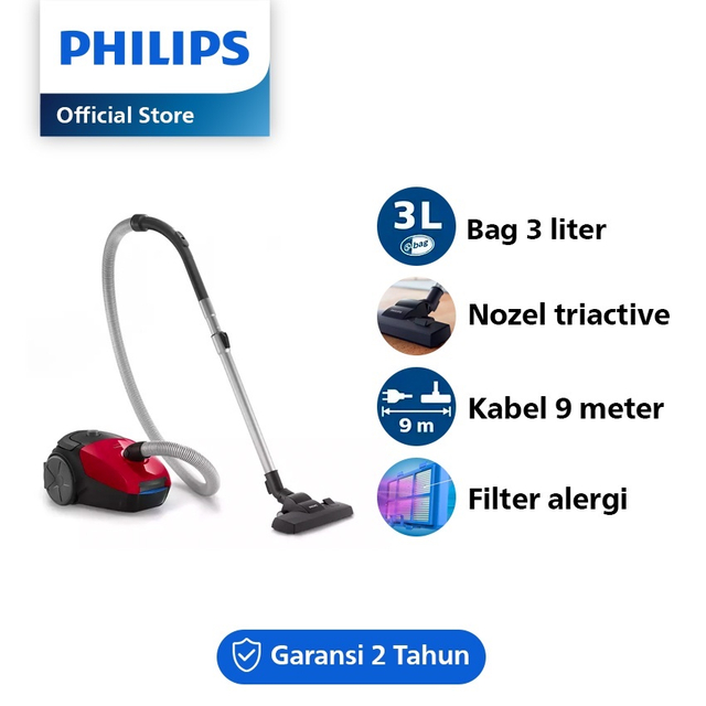 Philips FC8243|09 Penyedot Debu Berkantong 3L - Saeco Vacuum Cleaner