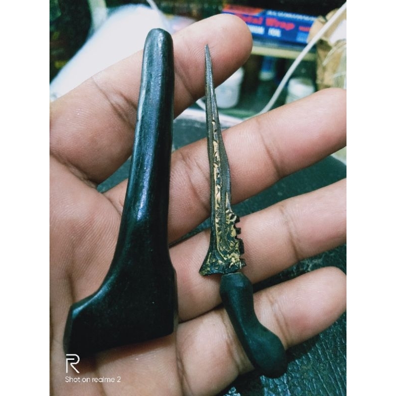 keris kecil mini pamor