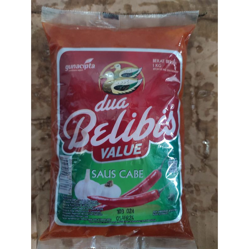 

Belibis Saus Cabe Bantal 1kg