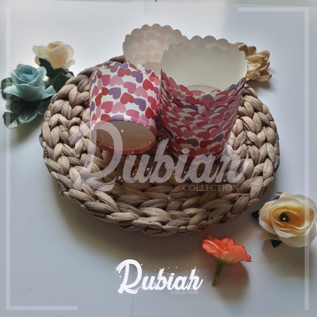 Cup Kertas Muffin S Love Pink / Cup Kertas Kue