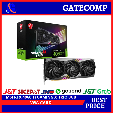 MSI GeForce RTX™ 4060 Ti GAMING X TRIO 8GB GDDR6 128-bit