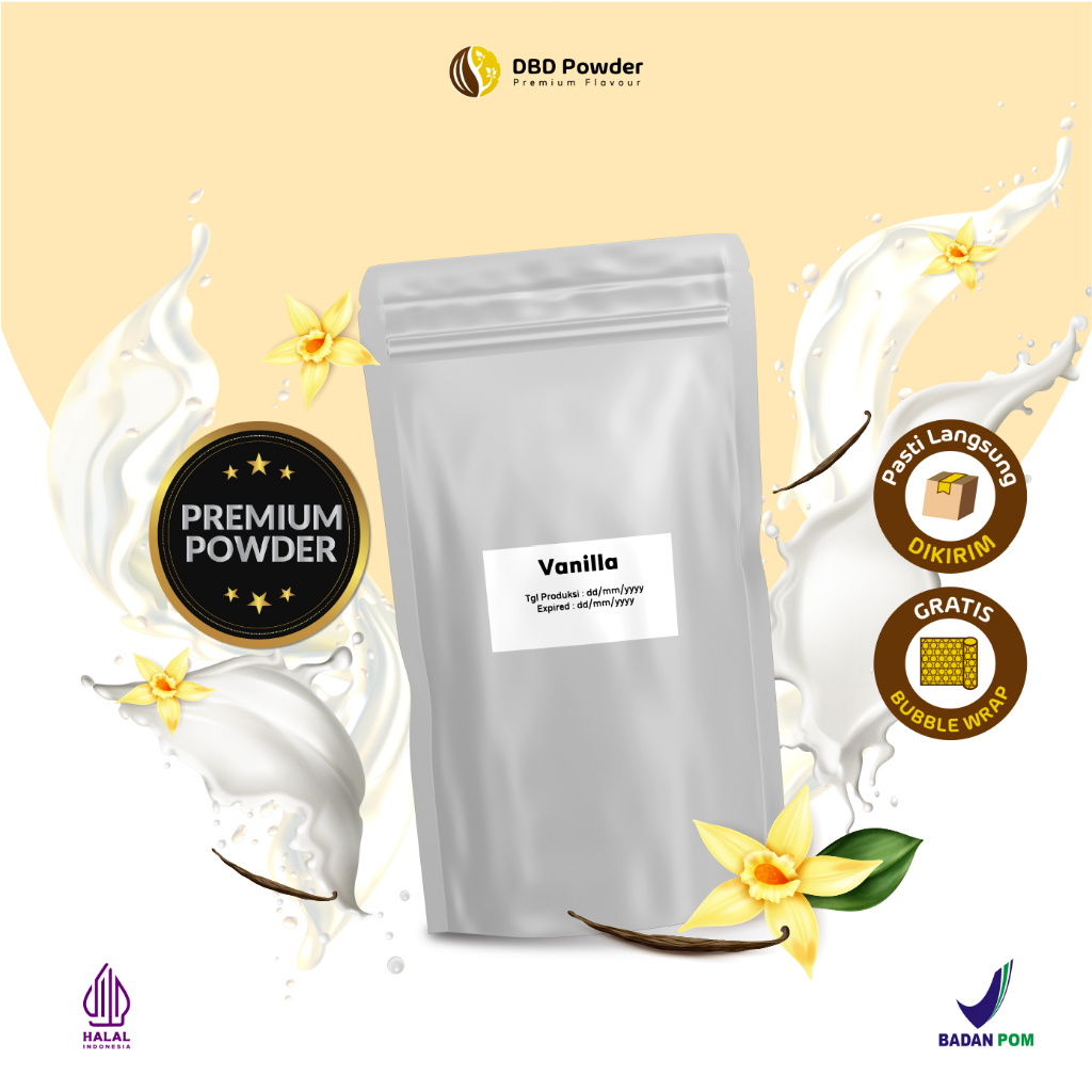 

Bubuk Minuman Vanilla 500 gram - Powder Vanilla 500 gram