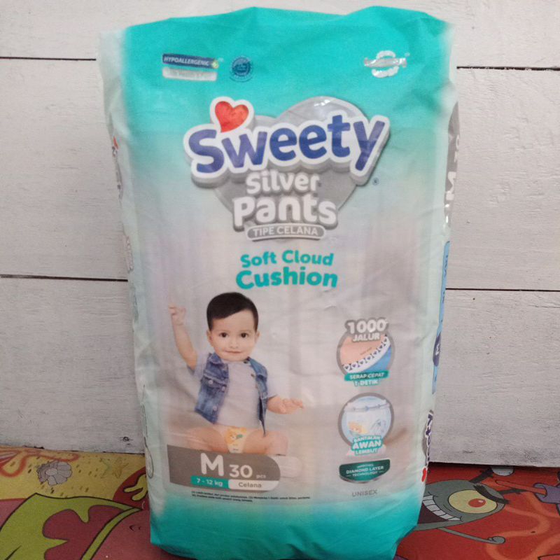 sweety silver pants M