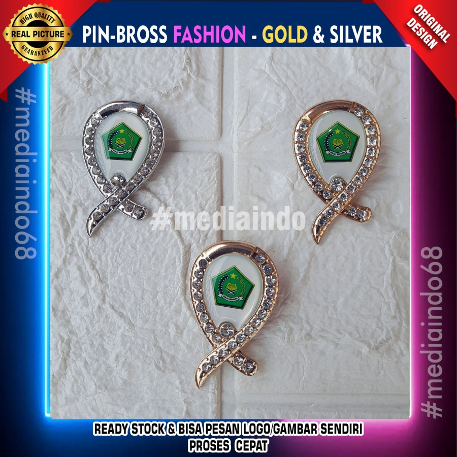 Ready Stock Bross-Pin / Fashion Logo Kemenag