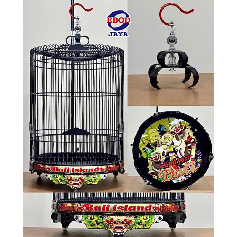 SANGKAR KANDANG MURAI EBOD JAYA PVC DECAL JOSS BALI ISLAND
