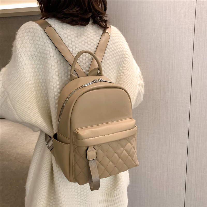 BJ32189 - BLACK/KHAKI/PINK/WHITE - TAS RANSEL JINJING HANDBAG SLEMPANG WANITA FASHION KOREA CHINA IMPORT MODIS ELEGAN TERMURAH TERLARIS TERBARU BAGSTORE JAKARTA TAS BATAM LT2189