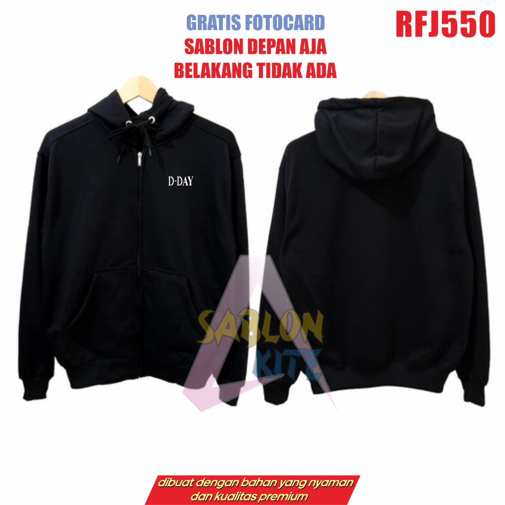 Gratis fotocard Jaket D-day tulisan dday suga agust D RFJ550