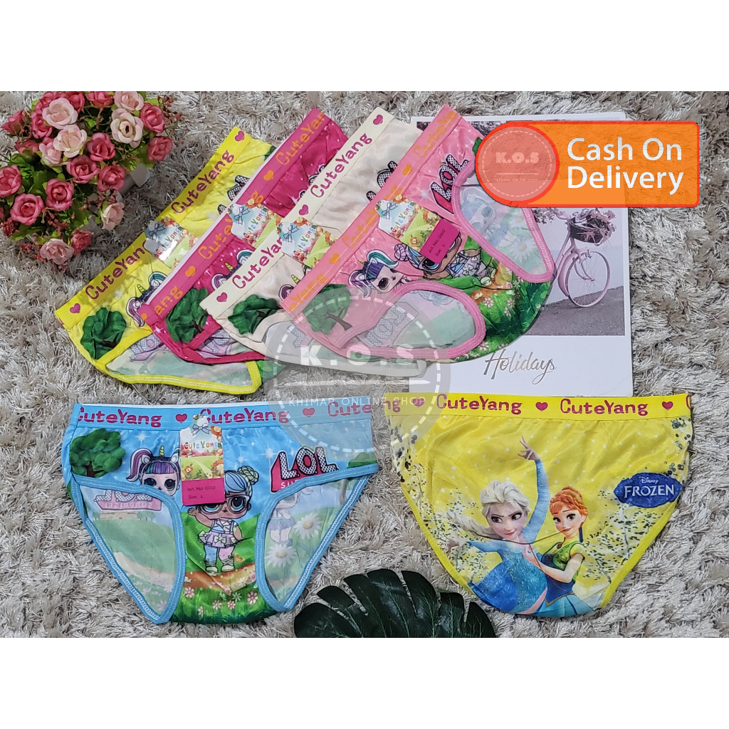Celana dalam anak perempuan karet lebar ukuran m,l,xl