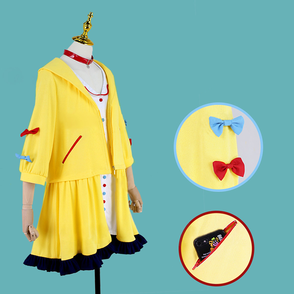 Inugami Korone Vtuber Parka Jaket Cosplay Wanita Premium Tebal