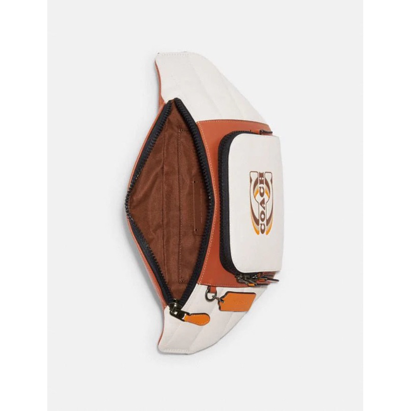 Coach Track Belt Bag With Quilting And Coach Stamp (CE 552)