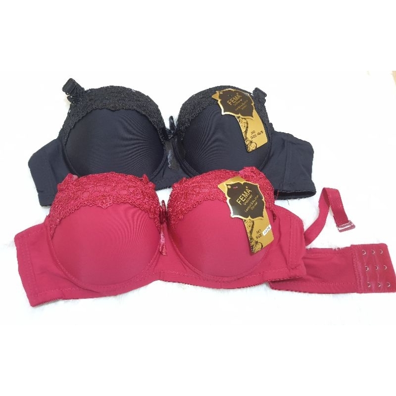 Bra kawat cup B besar   / BH bordil dengan kawat spon sedang size 36_42 sidoarjo