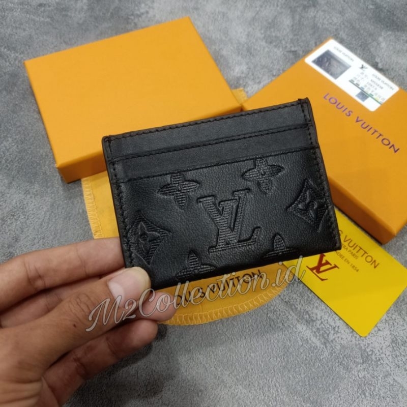 Card Holder LV Monogram Embos Leather Dompet Kartu Kulit M2Collection_id2