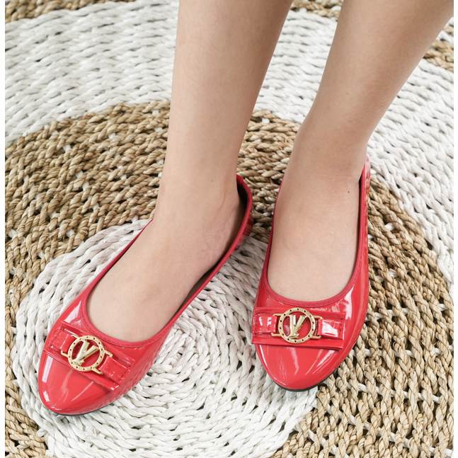 Flatshoes V - Sandal Flatshoes Wanita 5426 (36 - 42)