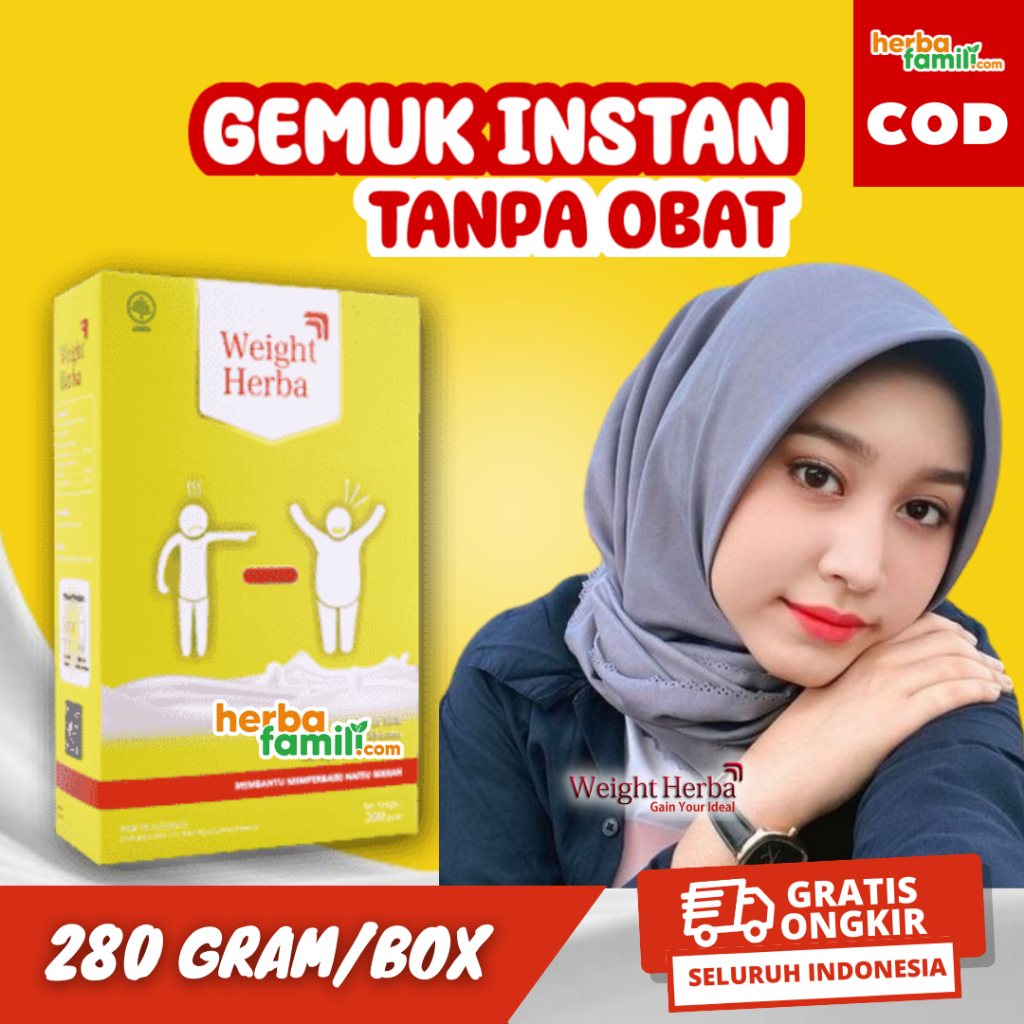 WEIGHT HERBA 100% ORIGINAL | Ori Official Store Asli Susu Penggemuk Badan WEIGHT HERBA WEIGHTHERBA