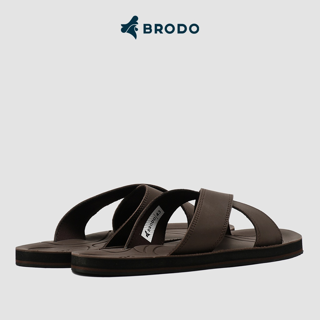 BRODO - Sandal Masimo Slideer Dark Choco BS