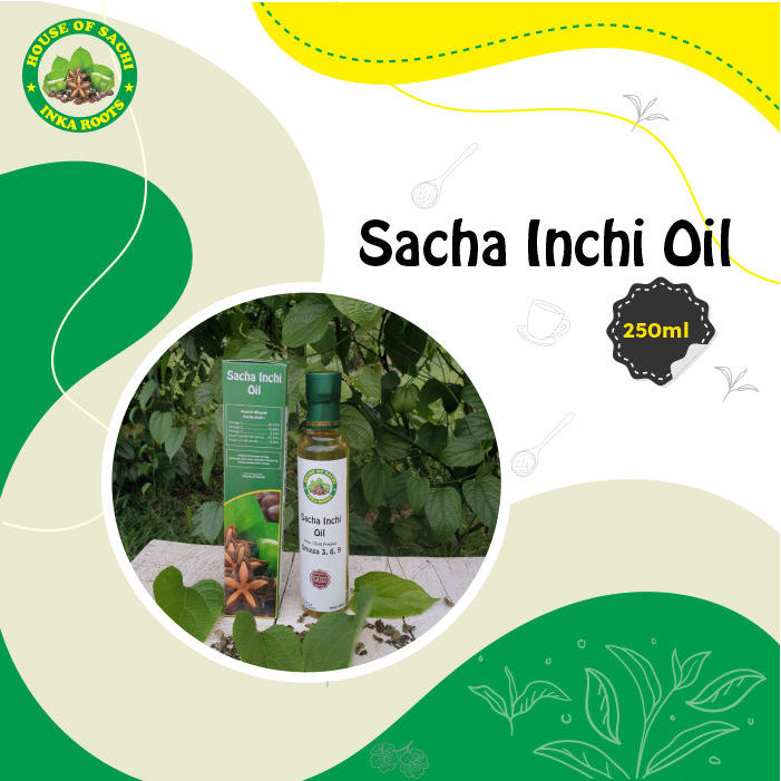 

SACHA INCHI OIL 100% PURE RAW COLD PRESSED 250ML