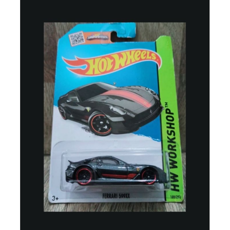 Hot Wheels Ferrari 599xx Hitam dan Merah Rare/Langka Misb.