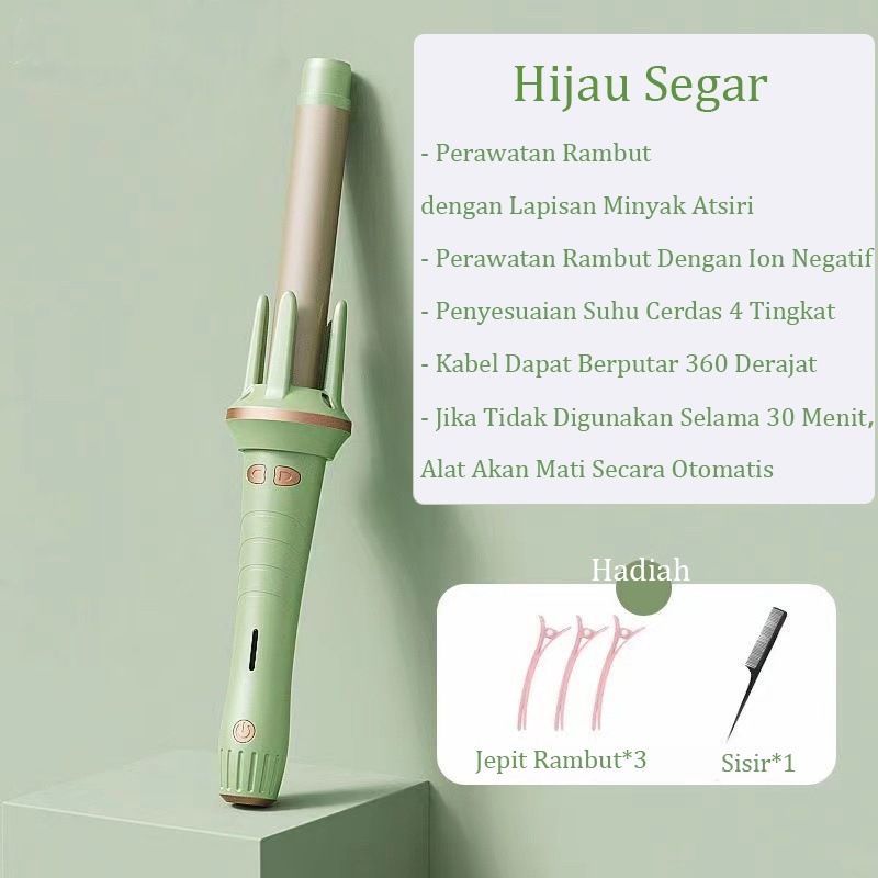 Automatic Hair Curler Ceramic Catokan Keriting Rambut Catokan Rambut untuk Curly, Keriting, Wavy Diameter New Desain Elegant Hair Curly