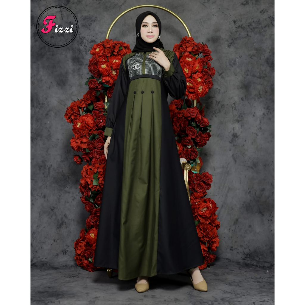 M6 [Fizzi] gamis toyobo by fizzi gamis muslimah yang paling banyak dicari gamis wanita bisa seragama