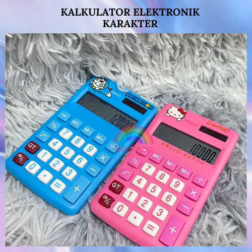 

KALKULATOR MINI KARAKTER HELLOKITTY DAN DORAEMON LUCU MINI BATERAI KANCING