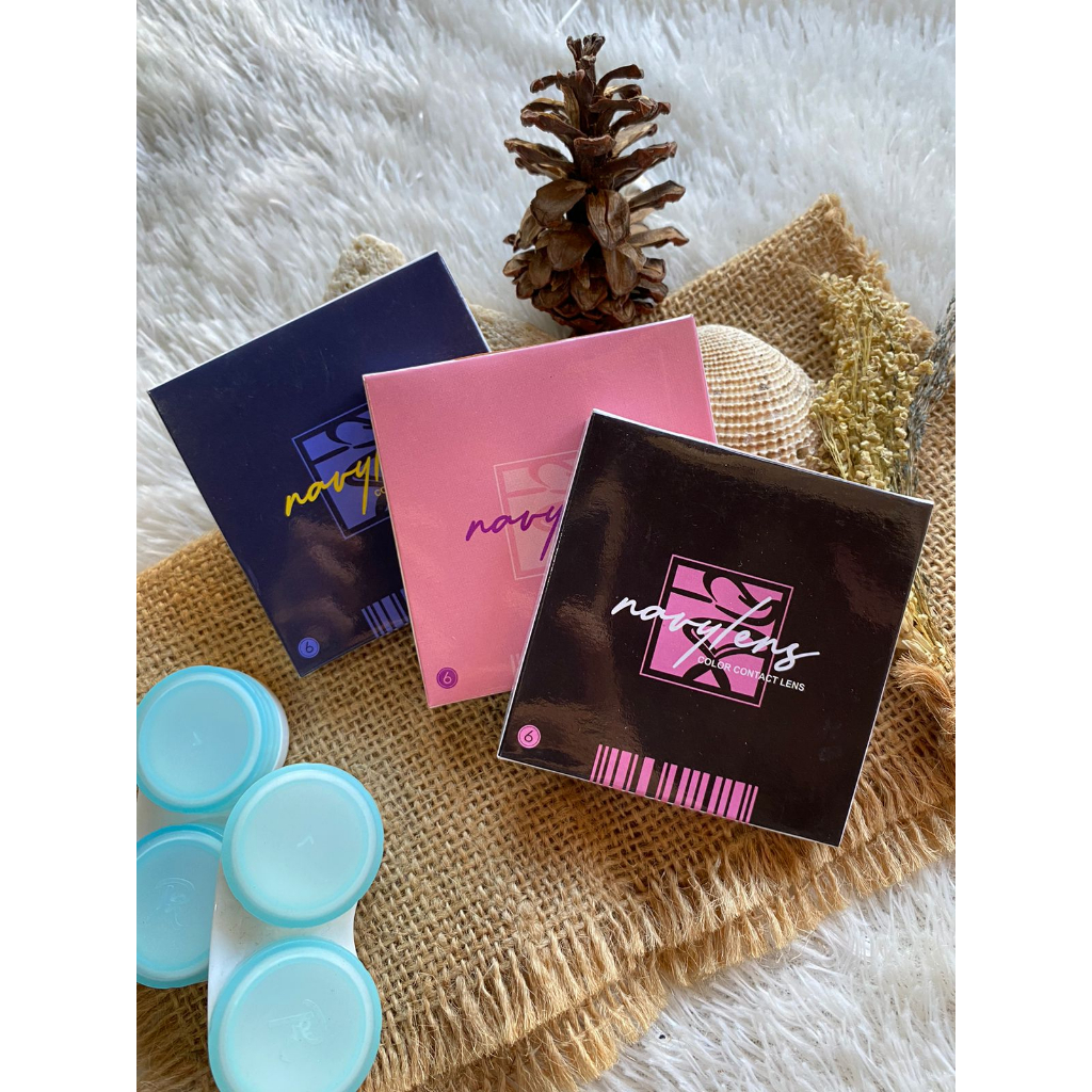 Softlens Navy Lens Free Lenscase / Softlens Jamilla By Exoticon