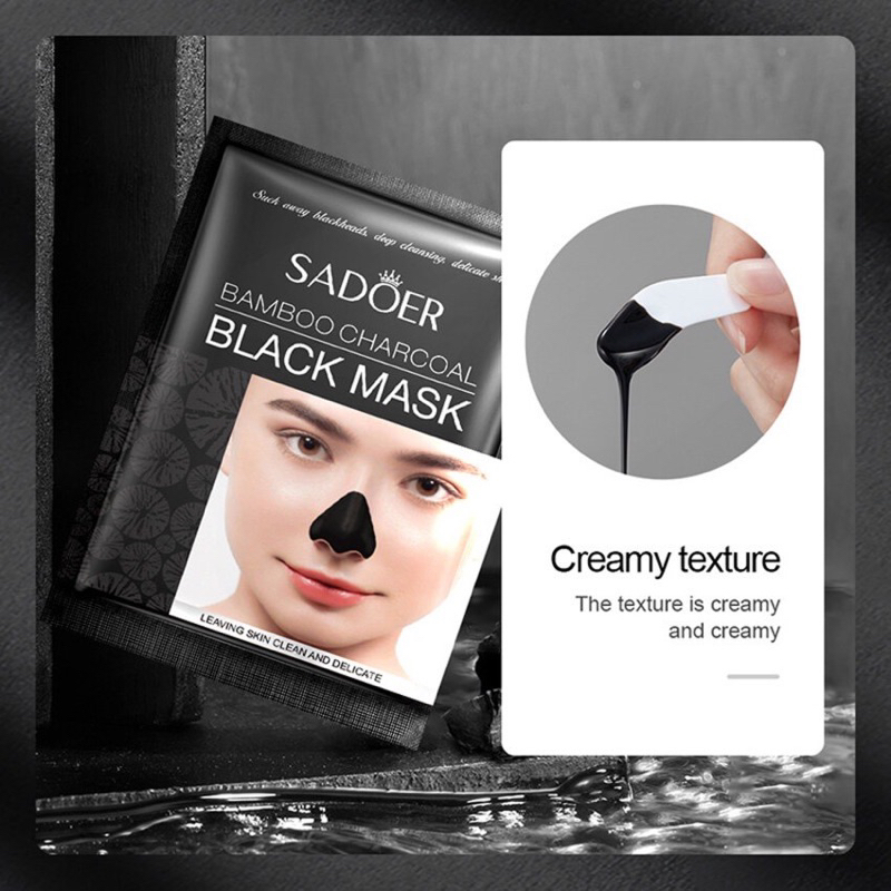 {bisa kirim instant COD TERMURAH MEDAN} SADOER Black Head Remover Cair Sachet Menghilangkan Komedo Masker Hidung