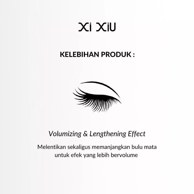 XI XIU 2 in 1 Mascara &amp; Eyeliner