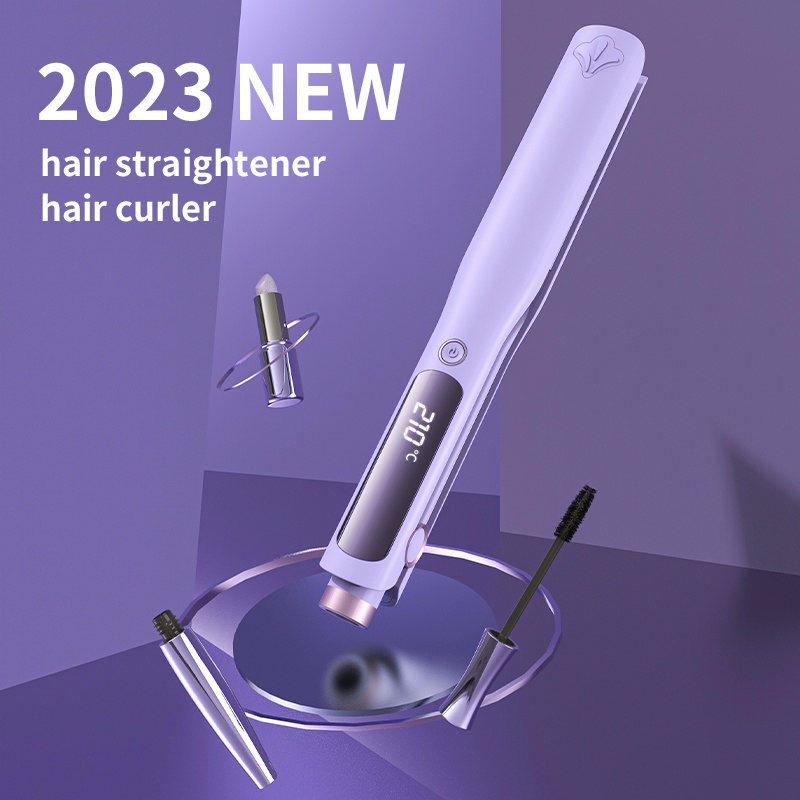 Goojodoq Catokan Rambut NEW 2in1 Keriting Pengeriting Rambut Keramik Dengan Layar LCD Pengunci Cerdas PTC