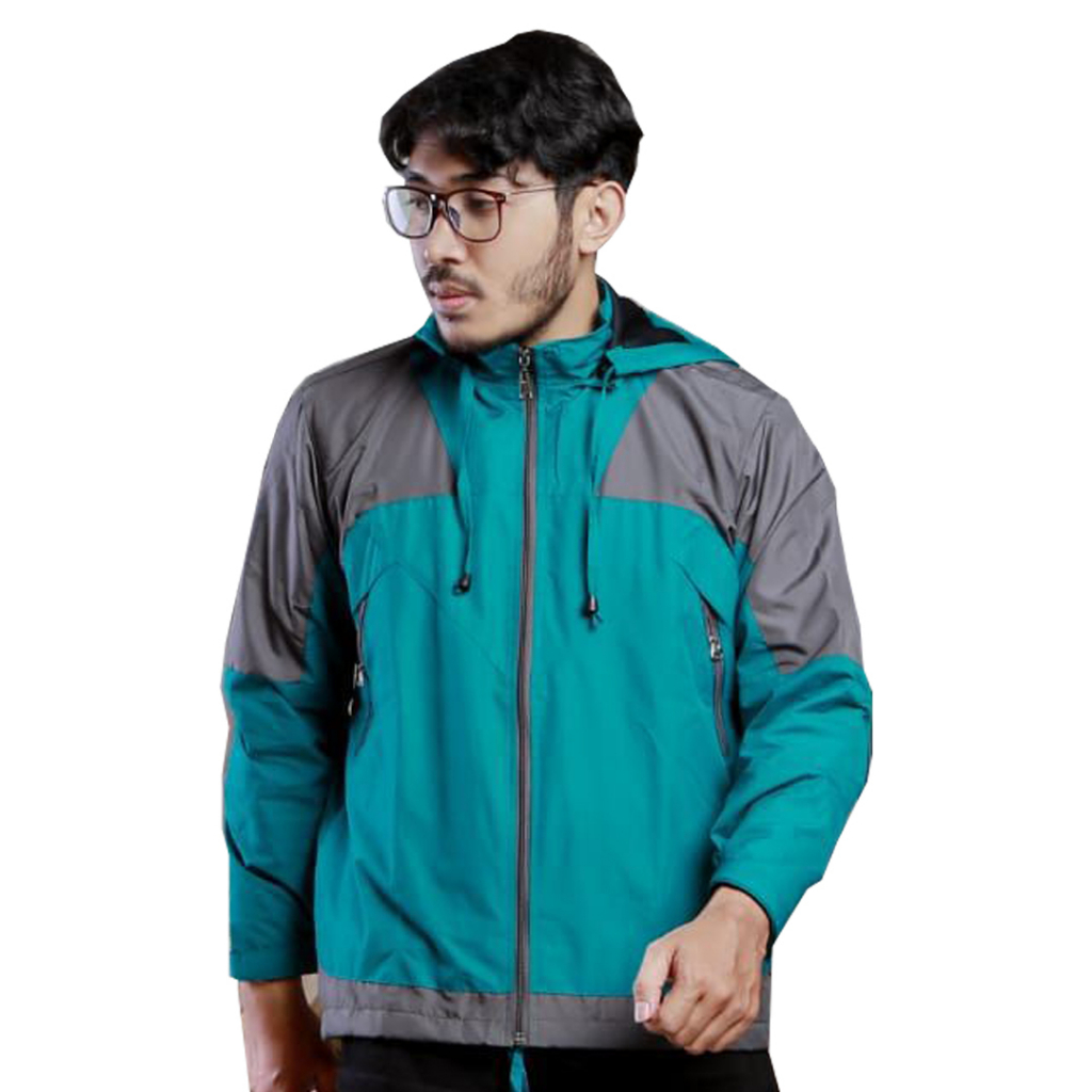 Justrue Jaket Gunung Pria Waterproof Jaket Outdoor Murah Jacket Touring Jaket Adventure