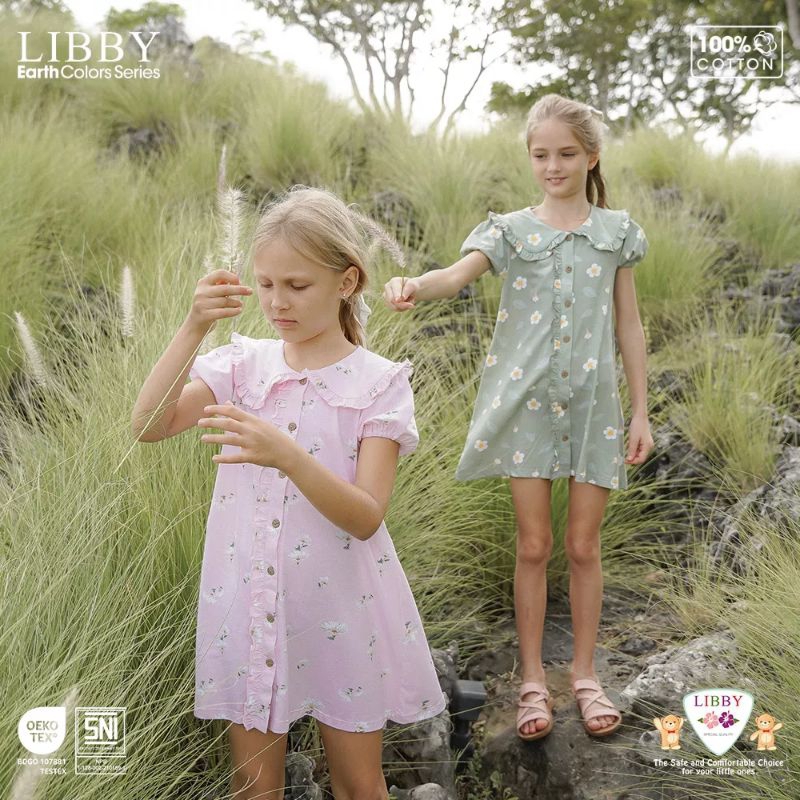 LIBBY - EMILY DRESS &amp; LILY Dress anak perempuan 1-8 TAHUN/ dress libby terbaru / DRESS ANAK LIBBY BABY