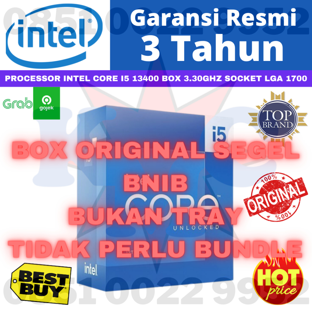 PROCESSOR INTEL CORE I5 13400 BOX SOCKET LGA1700 3.30GHz