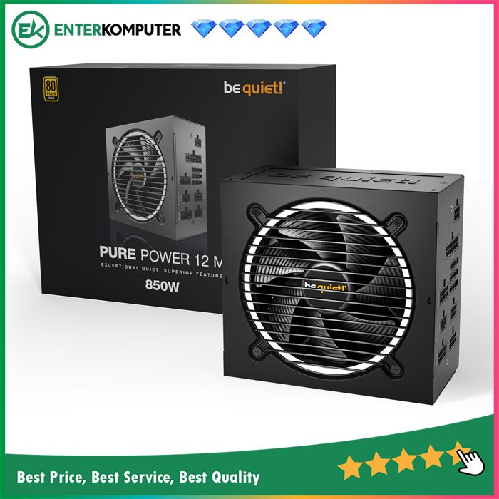 be quiet! PURE POWER 12 M 850W - Fully Modular - PCIe 5.0 - 80+ Gold