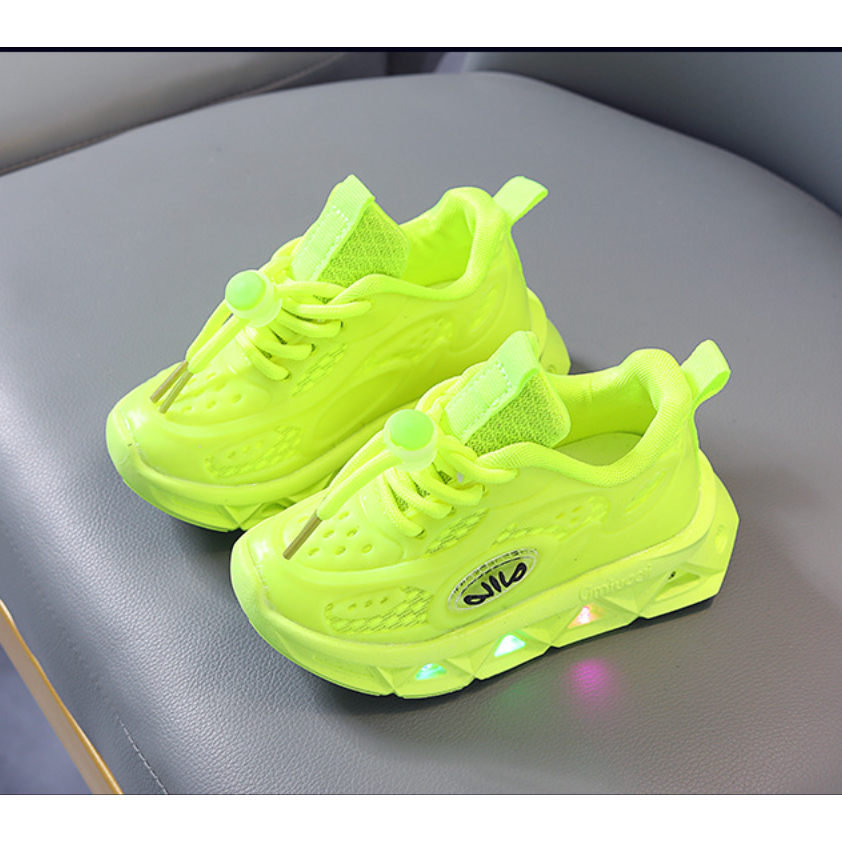 babyfit INFINTE sepatu sneakers lampu led anak cewek cowok import gs-0822r