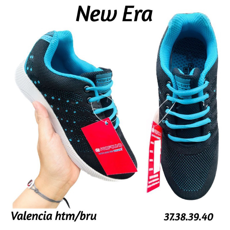 new era valencia hitam biru