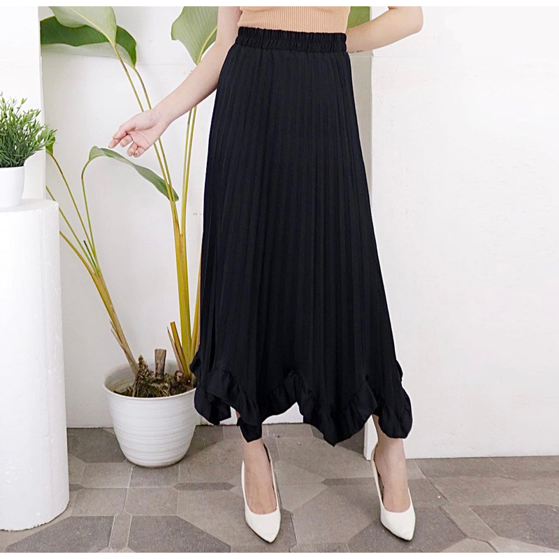 pleats skirt kriwil