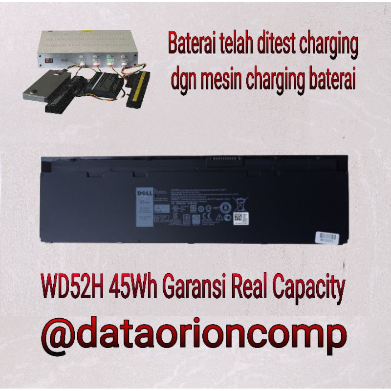 Baterai dell E7240 E7250 ultrabook WD52H