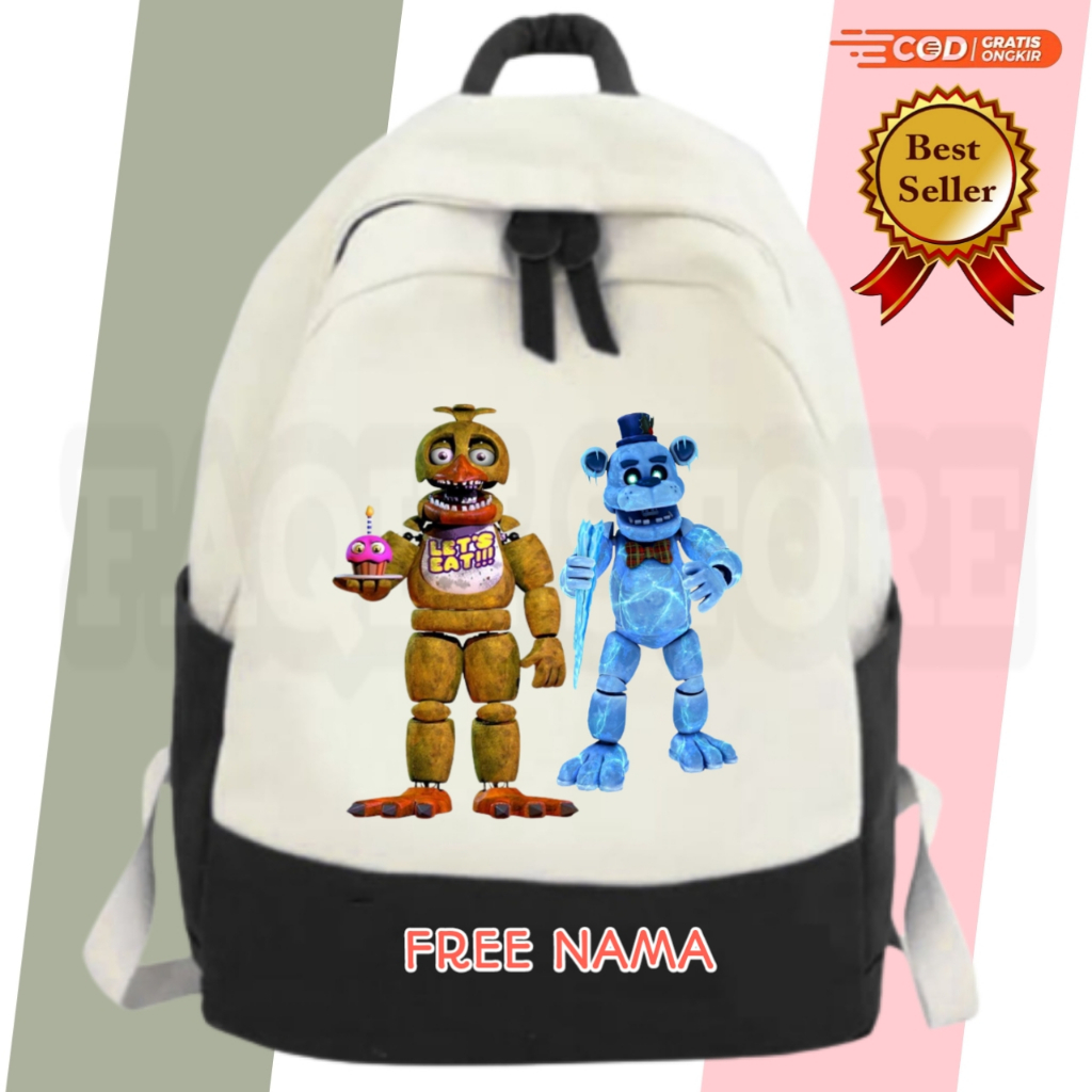 VIRAL Tas Ransel FNAF, Tas anak Sekolah FNAF