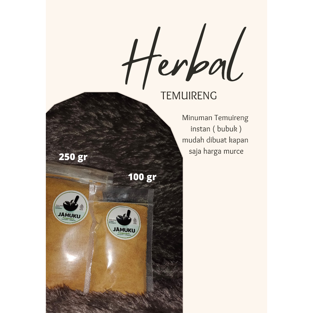 

TEMUIRENG BUBUK 250 gr dan 100 gr