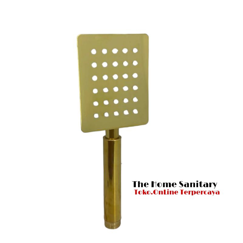 Head shower mandi/Kepala shower gold stainless